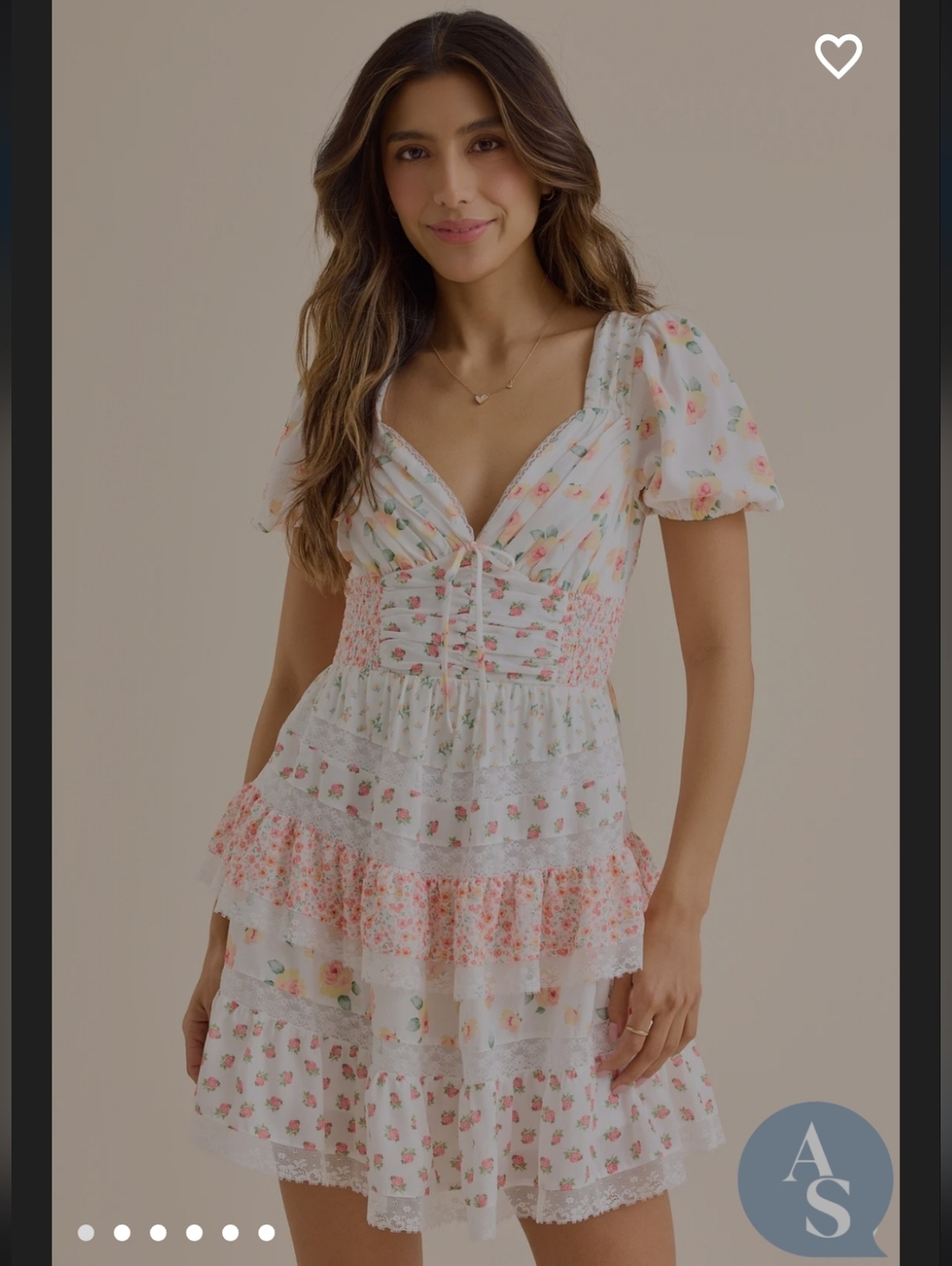 NWT Altar'd State Adley Mini Floral Dress